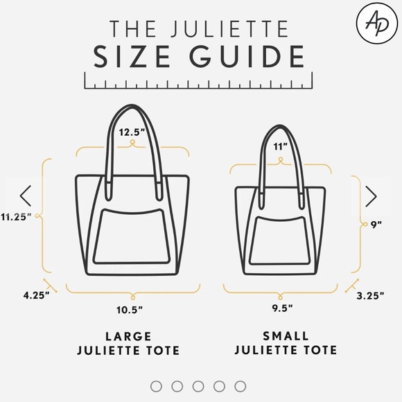 Portland Leather Juliette Small Tote Bag - Picture 7 of 7